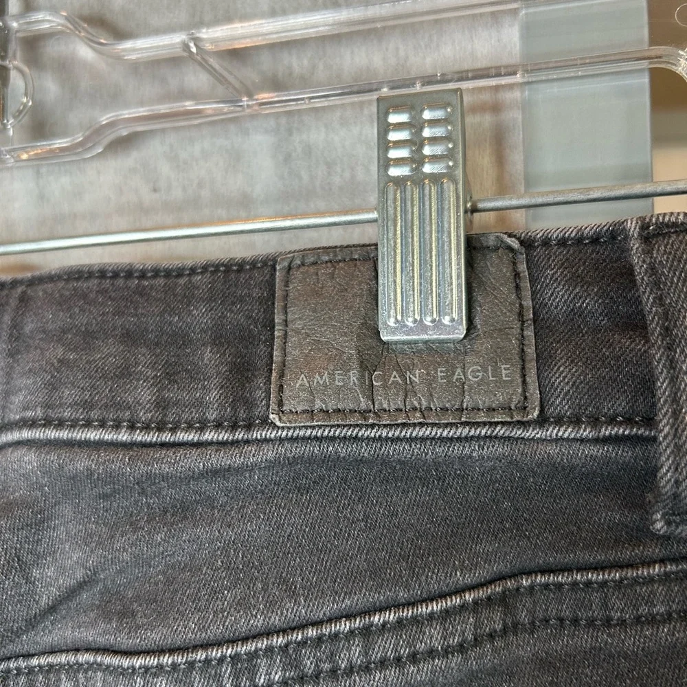 American Eagle black 3” jean shorts